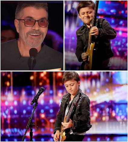A BOY 10-Year-Old Bay Melnick Virgolino Delivers Epic Guitar Solo