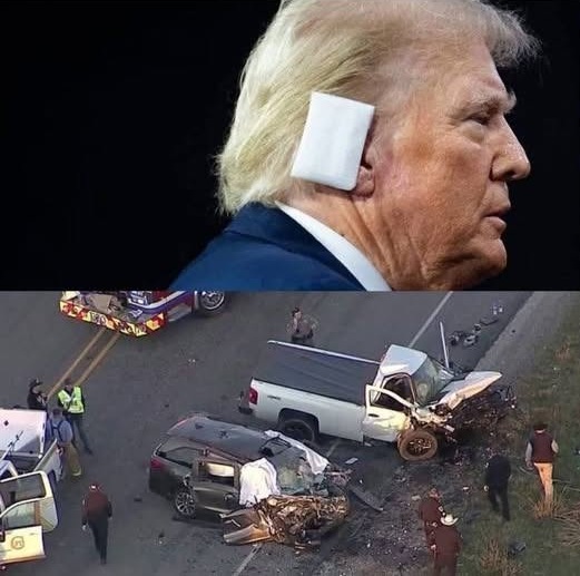US president Donald J. Trump has just been involved in a!